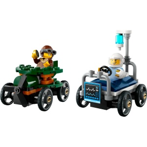 Lego City Pachet De Curse Avion Vs. Pat De Spital 60459 - Img 2
