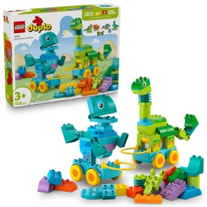 Lego Duplo Dinozauri Pe Roti 3 In 1 10451 - Img 6