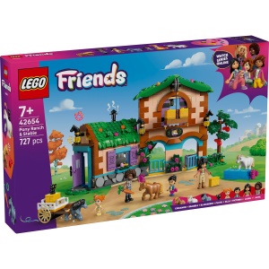 Lego Friends Ferma Si Grajd Pentru Ponei 42654 - Img 1