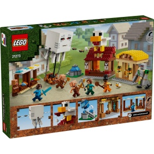 Lego Minecraft Atacul Baloanelor Ghast Asupra Satului 21273 - Img 8
