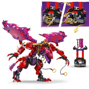 Lego Ninjago Dragonul Haosului Thunderfang 71832 - Img 6