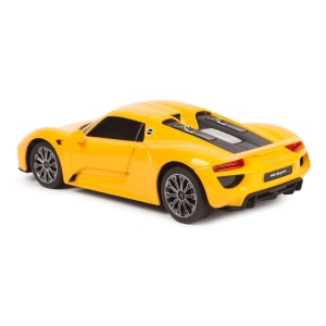 Masina Cu Telecomanda Porsche 918 Spyder Galben Cu Scara 1 La 24 - Img 5