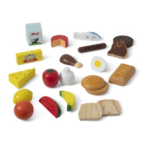 Melissa Si Doug Set De Joaca Din Lemn Produse Alimentare - Img 2