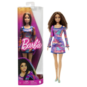 Papusa Barbie Fashionista Satena Cu Pistrui - Img 6