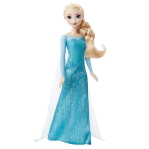 Papusa Disney Frozen Elsa Cu Rochie Albastra - Img 2