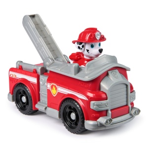 Patrula Catelusilor Set Vehicul De Baza Masina De Pompieri Si Figurina Marshall - Img 6