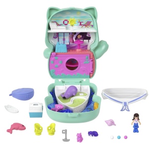 Polly Pocket Set Gentuta Animalut Pisicuta Marinar Cu Accesorii - Img 6