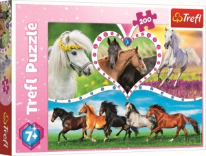 Puzzle Trefl 200 Frumosii Cai