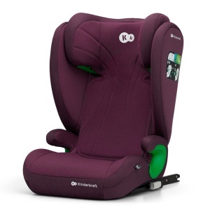 Scaun Auto Kinderkraft Junior Fix2, I-Size 100-150 Cm, Cherry Red - Img 2