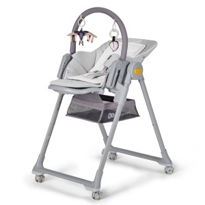 Scaun De Masa Kinderkraft Lastree, 2 In 1, Transformabil, Grey