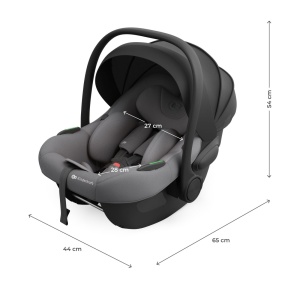 Scoica Auto Kinderkraft I-Lite 40-87 Cm, Grey
