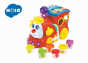 Trenulet Educativ Cu Forme Sunete Si Lumini - Img 3