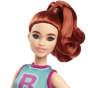 Barbie Fashionistas Papusa Barbie Roscata Majoreta - Img 5