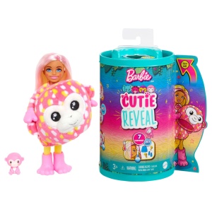 Barbie Papusa Chelsea Cutie Reveal Maimutica - Img 6