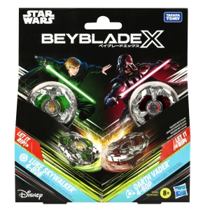 Beyblade X Star Wars Pachet Duo Luke Skywalker 4-80B Si Darth Vader 4-60P - Img 1