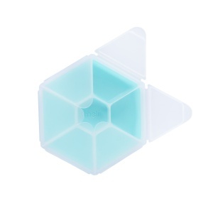 Cutie Snack Hexagon Snackle 6 Compartmente, Melii, Blue - Img 5