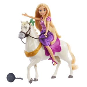 Disney Princess Set Papusa Rapunzel Si Calul Maximus - Img 2