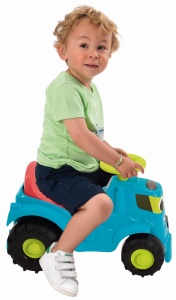 Ecoiffier Set Tractor Ride Cu Remorca Si Cositoare - Img 3