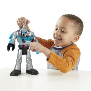 Fisher Price Imaginext Dc Super Friends Robot Batman In Costum Gri 30Cm - Img 3