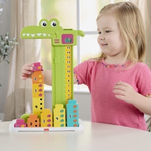 Fisher Price Jucarie Educativa Aligator Stivuibila - Img 5