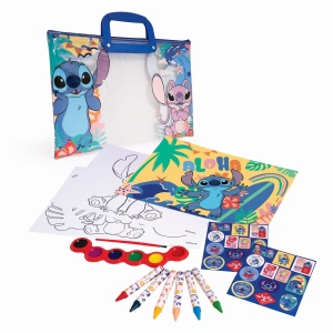 Happi Hobbi Set Pentru Pictura In Geanta Transparenta Stitch - Img 7