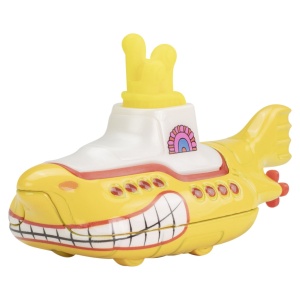 Hot Wheels Pop Culture Masinuta Metalica The Beatles Yellow Submarine Scara 1:64 - Img 3