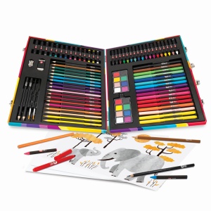 Husa Pentru Desen Deluxe 100 Accesorii - Img 3