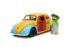 Jada Masinuta Metalica Sesame Street 1959 Vw Beetle 1:24 - Img 2