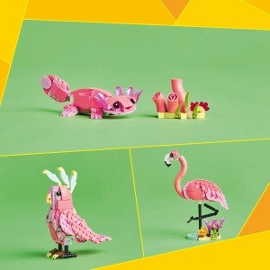 Lego Creator Animale Salbatice Flamingo Roz 31170 - Img 6