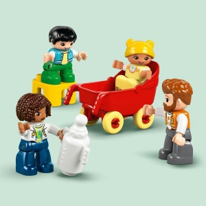 Lego Duplo Casa Moderna De Familie 3 In 1 Cu Figurine 10470 - Img 7