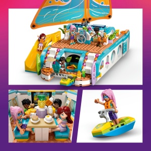 Lego Friends Calatoria Aventuroasa Cu Barca 42664 - Img 7