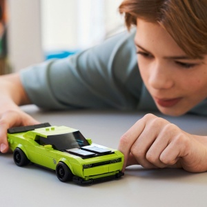 Lego Speed Champions Masina Sport Dodge Challenger Srt Hellcat 77237 - Img 4