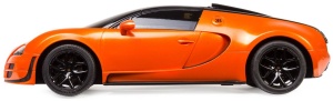Masina Cu Telecomanda Bugatti Grand Sport Vitesse Portocalie Cu Scara 1 La 18 - Img 8