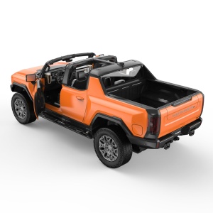 Masina Cu Telecomanda Gmc Hummer Ev Portocaliu Scara 1 La 16 - Img 4