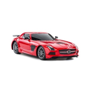 Masina Cu Telecomanda Mercedes-Benz Sls Amg Rosu Cu Scara 1 La 18 - Img 2