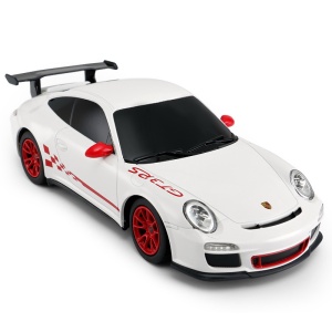 Masina Cu Telecomanda Porsche Gt3 Rs Alb Cu Scara 1 La 24 - Img 6