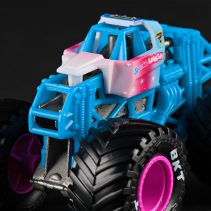 Monster Jam Masinuta Metalica Sparkle Smash Scara 1 La 64 - Img 6