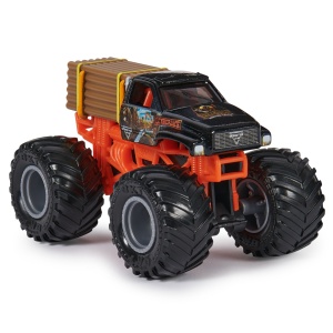 Monster Jam Set 2 Masinute Metalice Lumberjack Si Axe Scara 1:64 - Img 4