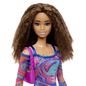 Papusa Barbie Fashionista Satena Cu Pistrui - Img 3