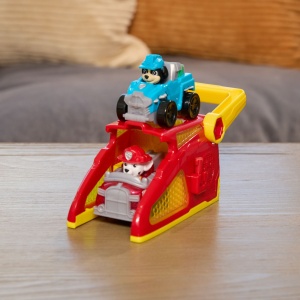 Patrula Catelusilor Set Figurina Marshall Si Vehicul Cu Lansator - Img 6