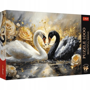 Puzzle Trefl 1000 Premium Plus Lebede Frumoase