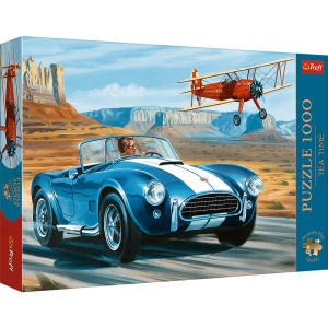 Puzzle Trefl 1000 Premium Plus Tea Time Cursa In Desert - Img 1