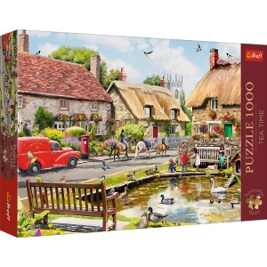 Puzzle Trefl 1000 Premium Plus Tea Time Vara La Sat - Img 1