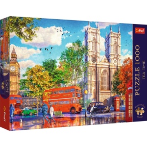 Puzzle Trefl 1000 Premium Plus Tea Time Vedere Din Londra - Img 1
