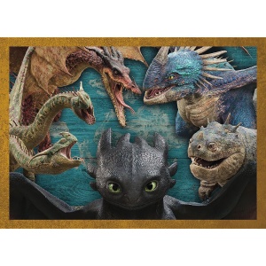 Puzzle Trefl 4In1 Cum Sa Iti Dresezi Dragonul Zilele Dragonului - Img 4