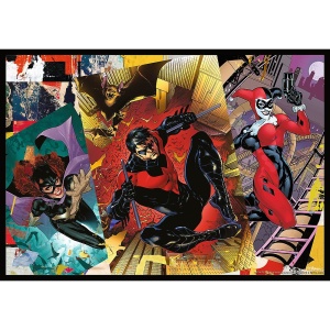 Puzzle Trefl 4X250 Batman Dc Batman In Actiune - Img 3