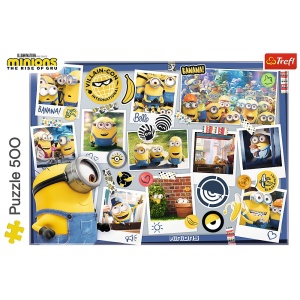 Puzzle Trefl 500 Minionii Colectia Foto - Img 3