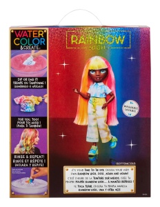 Rainbow High Watercolor Create Papusa Ochi Verzi - Img 10