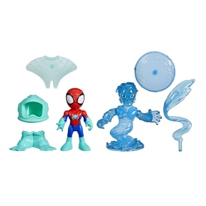 Spidey Si Prietenii Lui Uimitori Marvel Water Webs Set 2 Figurine Spidey Si Hydro Man Cu Accesorii - Img 3