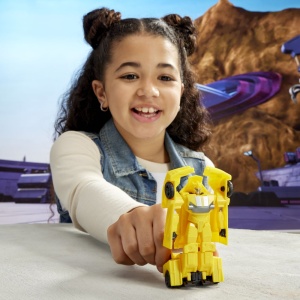 Transformers Earthspark Figurina Bumblebee 1 Step Smash To Change - Img 3
